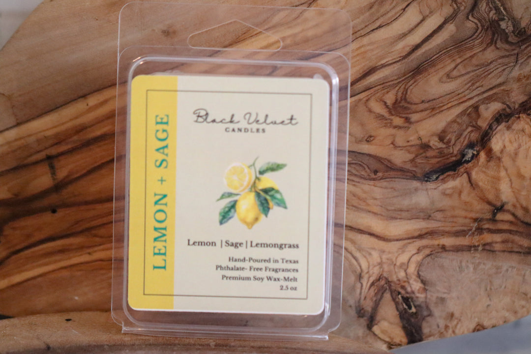 2.5 oz Lemon & Sage--  Wax Melt