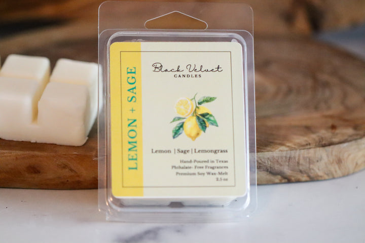 2.5 oz Lemon & Sage--  Wax Melt