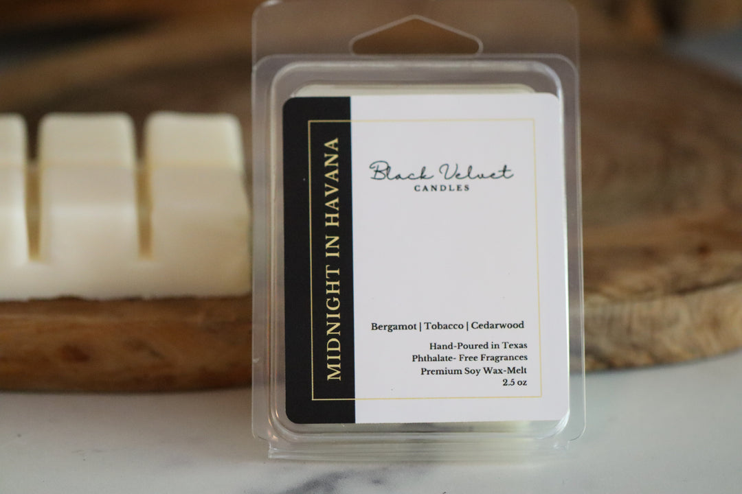 2.5 oz Midnight in Havana--  Wax Melt