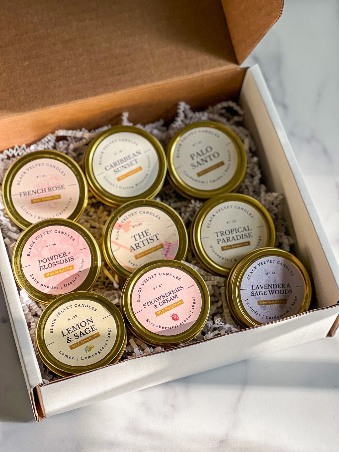 Sample tins
