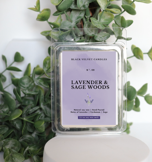 Lavender & Sage woods -- Wax Melt