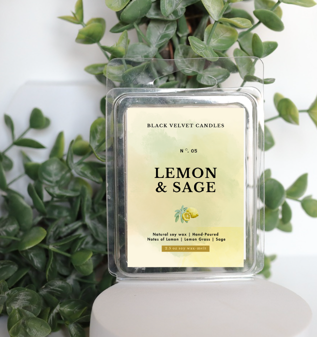 Lemon & Sage -- Wax Melt